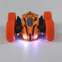 RC Stunt Car 2.4G 4WD 360° Rotate LED Lights Remote Control Off Road Double Sided Vehicles Model Kids Children Toys