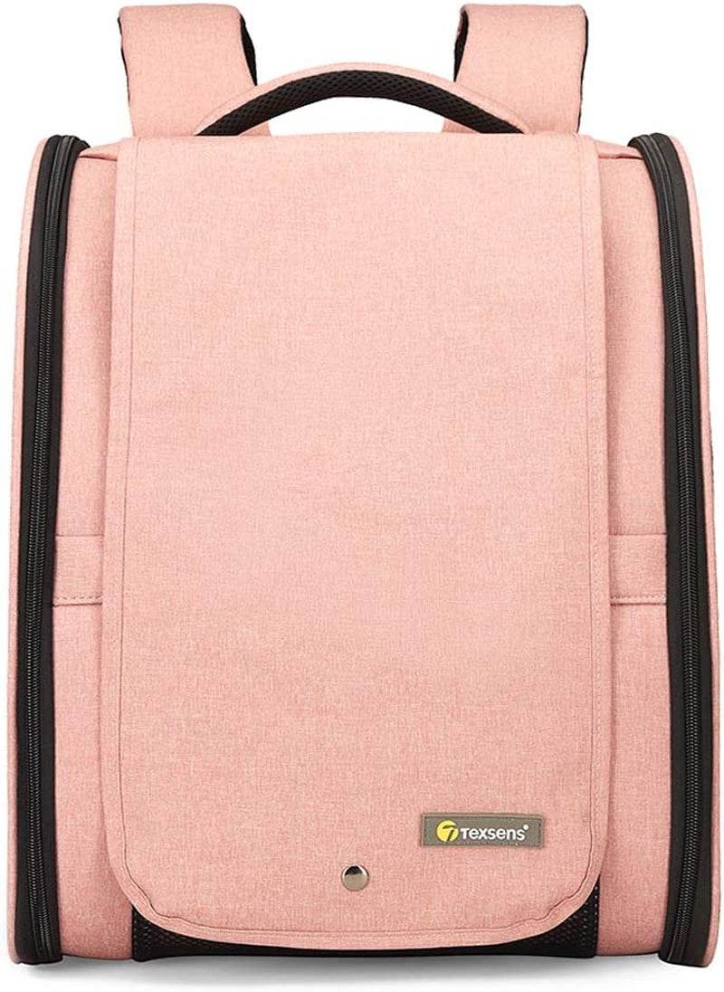 Texsens Innovative Traveler Bubble Backpack Pet Carriers for Cats and Dogs (Black) - BIG FRENCHIES