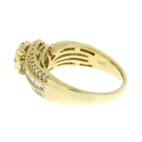 Genuine 1.00ct Diamond Eng Only 14KT Yellow Gold