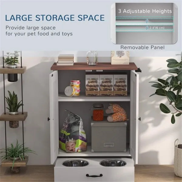 Dog Food Storage Cabinet