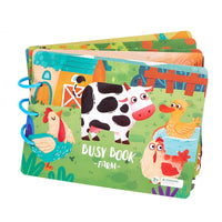 Children's Enlightenment Animal Sticker Book Puzzle Educational Toys Baby Montessori Early Education