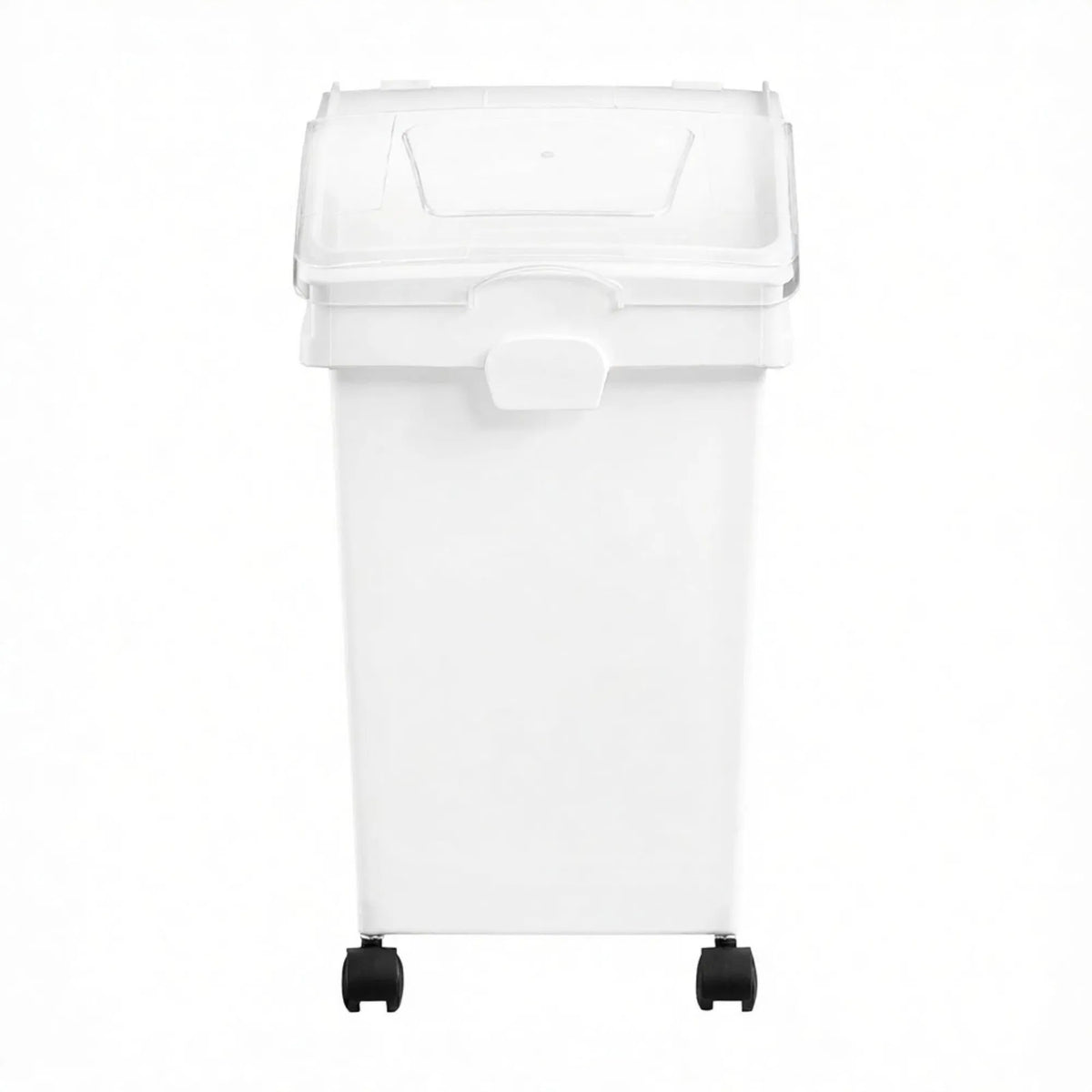 3-Pack 25L Large Rice Storage Container, Airtight Dog Food Dispenser Bin with Wheels & 3 Scoops, Kitchen Grain Cereal Fl