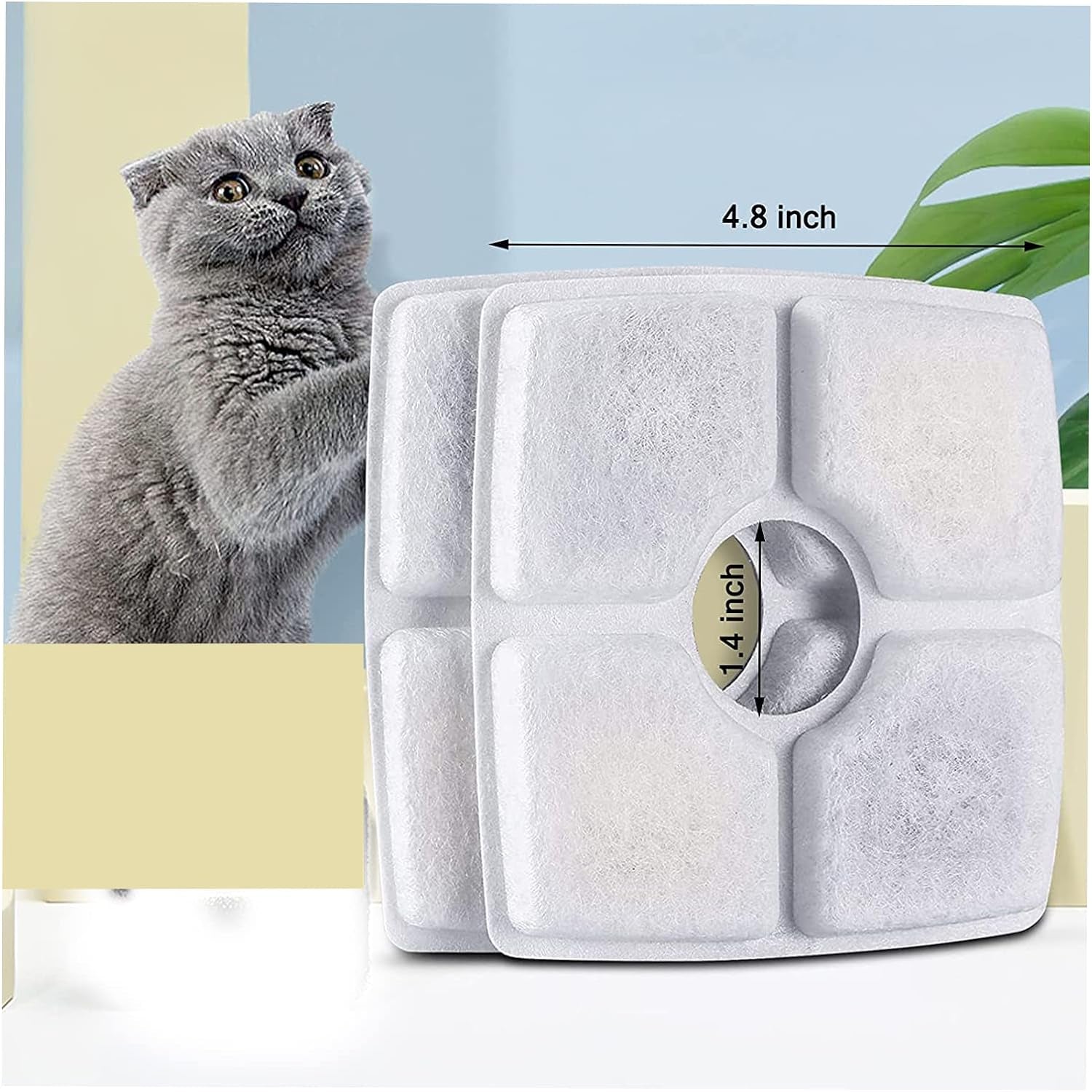 10 pack Cat Water Fountain Filters - BIG FRENCHIES