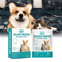 Kriath Disposable Pet Glove Wipes, 5 Pieces
