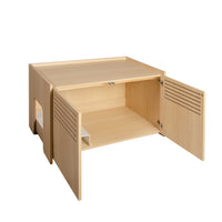 Modern Wooden Cat House with Scratching Pad , Cat Litter Box Enclosure, Spacious Hidden Cat Litter Box -33.46" x 21.06" 