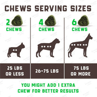 Green Lawn Chews for Dogs Urine Neutralizer Cranberry ACV & Enzymes
