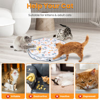 1Pc Cat Toys Ball Fast Rolling In Pouch Rechargeable Motion Activated Interactive Cat Toys For Indoor Cats Hide And Seek