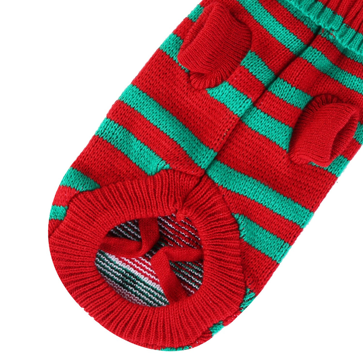 2 Patterns 4 Sizes Option-- 1Pc Pet Christmas Turtleneck Sweater Dog Cat Christmas Clothes Snowman Stripes Costume Winte