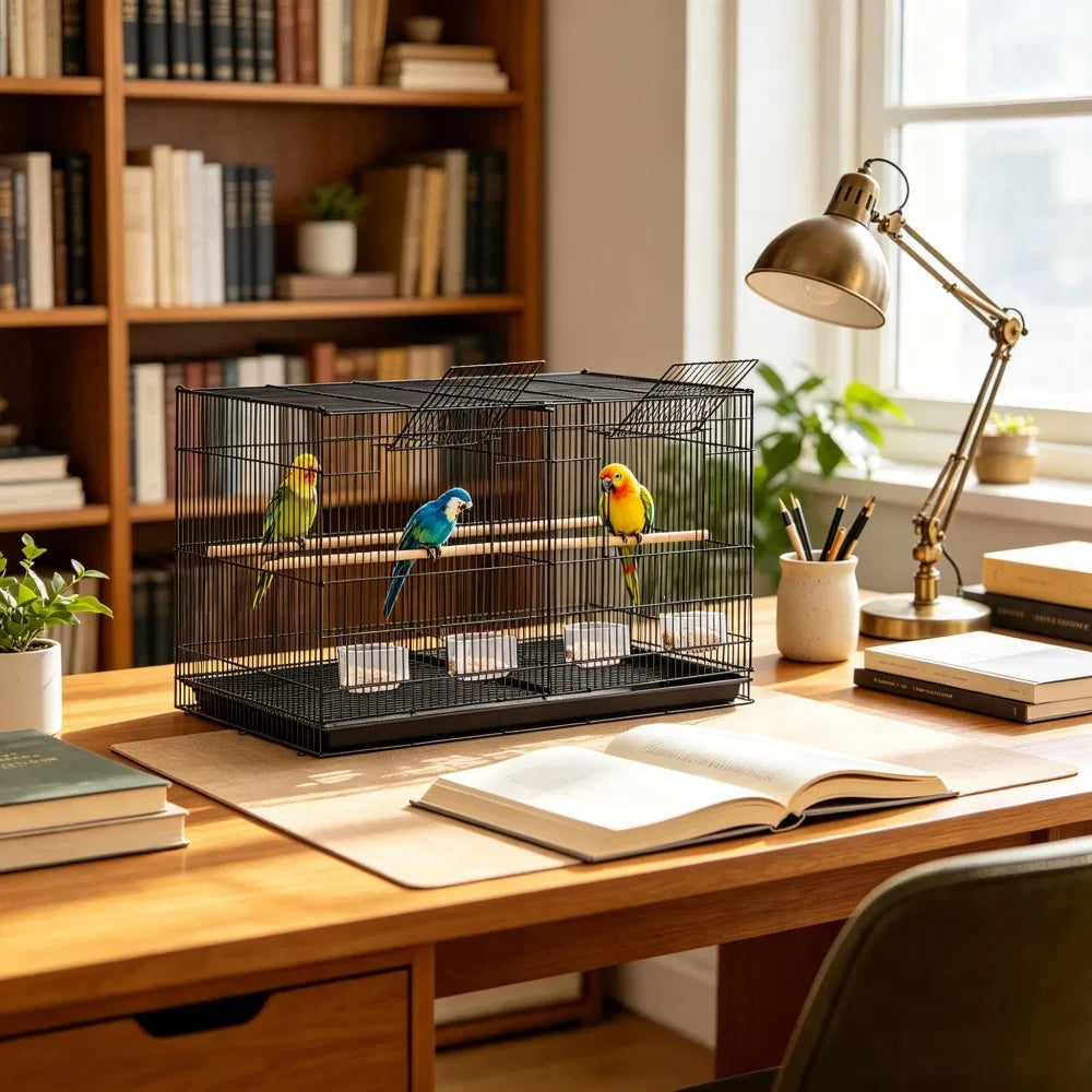 Bird Cage with Easy to Clean 760 X 460 X 455 Mm