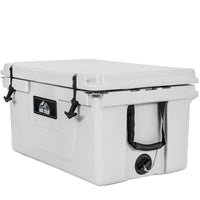 White outdoor Camping Picnic Fishing portable cooler 65QT Portable Insulated Cooler Box