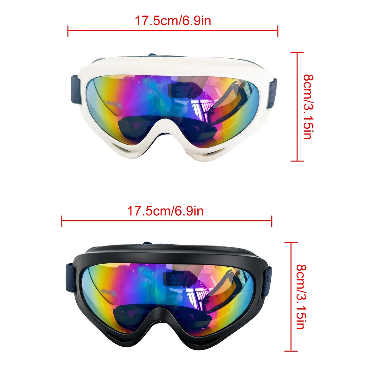 2 Pack Pet Protection Dog Sunglasses Pet Goggles Windproof Eye Wear Adjustable Dog Goggles (US Logistics only For USPS.T
