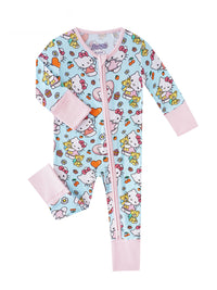 PoshTOT Sanrio Love Hello Kitty Bamboo Baby Convertible Zippy Romper