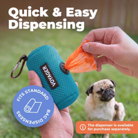 Best Pet Supplies Dog Bags For Waste Refuse Cleanup Replacements For Outdoor Puppy Walking And Travel Leak Proof And Tea
