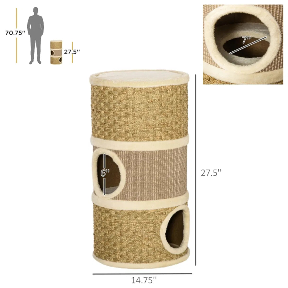 Wooden Cat House/Cat Trees /Cat Climbing Tower