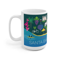 SANTA BARBARA 11 OZ OR 15 OZ CERAMIC MUG - BIG FRENCHIES
