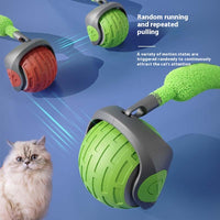 New Interactive Cat Toys Ball Auto Electric Rolling Ball Toys For Cat Kitty Pets Smart Automatic Teaser USB Rechargeable