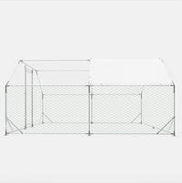 10x13 Foot Flat Top Chicken Coop