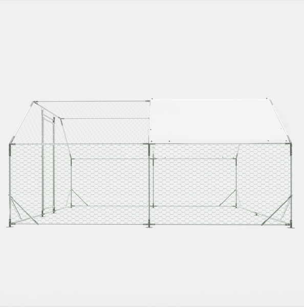 10x13 Foot Flat Top Chicken Coop