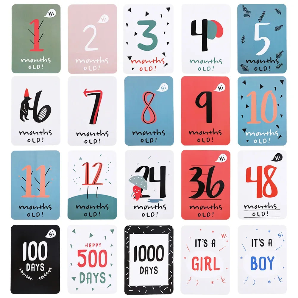Newborn Baby Milestone Photography Blanket - # BAGE41110002 - BIG FRENCHIES
