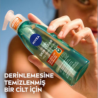 Nivea Derma Skin Clear Acne Face Wash: Deep Cleansing Salicylic Acid & Niacinamide Gel for Blemish & Pore Control, Oily & Acne-Prone Skin