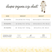 Burt's Bees Baby Baby Boys' Pajamas, Zip-Front Non-Slip Unisex Footed Sleeper Pjs, Organic Cotton 18 Months St Bernard Dog 1 - # BOAA11710014