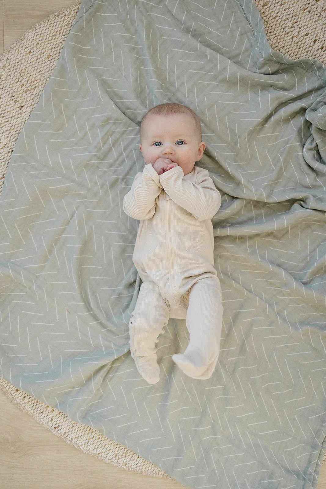 Desert Sage Muslin Quilt - BIG FRENCHIES