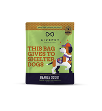 GivePet Beagle Scout Soft & Chewy Training Dog Treats with Carob, Honey & Vanilla, 6.3 oz, Pack of 20
