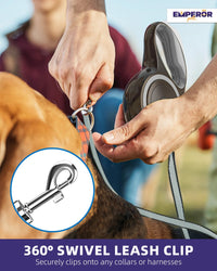 Unleash Adventure! 🌟 16ft Heavy-Duty Retractable Leash for Large Dogs (up to 110lbs) 🐾 - BIG FRENCHIES
