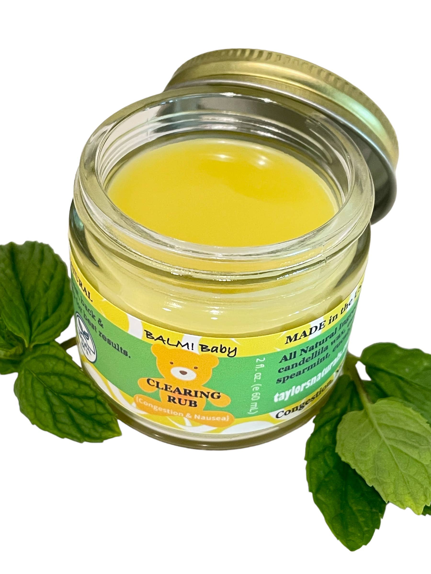 BALM! Baby Organic Chest Clearing Vapor Rub w/ Eucalyptus