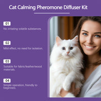 Calming Cat Spray, 60ML Natural Cat Anxiety Relief Spray For Stress & Bad Behavior Correction Product Bullet Points Natu