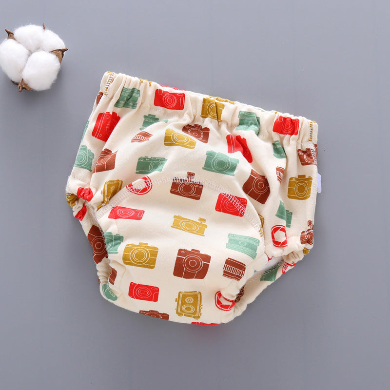 Baby Training Pants Washable 6-layer Gauze Diaper Cover Learning