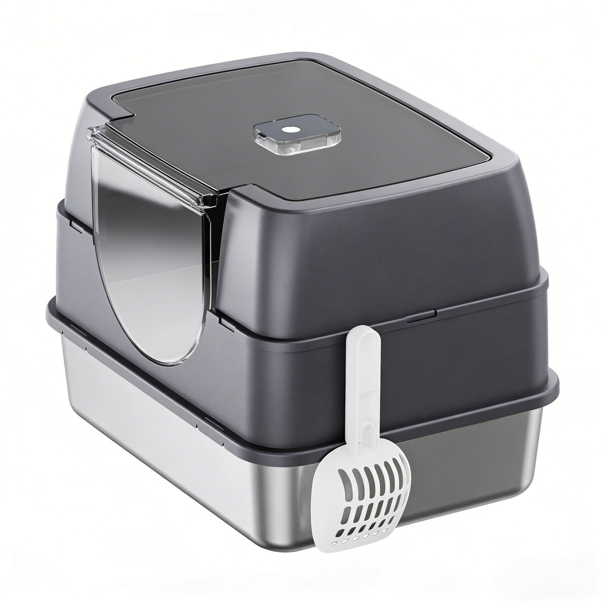 Only Self Pickup---Galaxy Stainless Steel Cat Litter Box