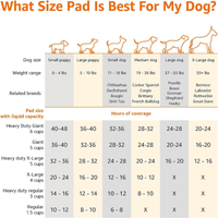 Hundred Pcs Dog Pee Pads 22x22, 5-Layer Quick-Dry Puppy Training Pads