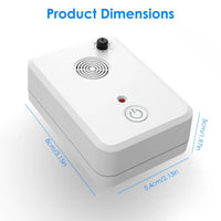 4 Packs Ultrasonic Pest Repeller, 1-75KHz 6 Adjustable Levels for Bats Birds Mice, Humane Indoor Pest Control