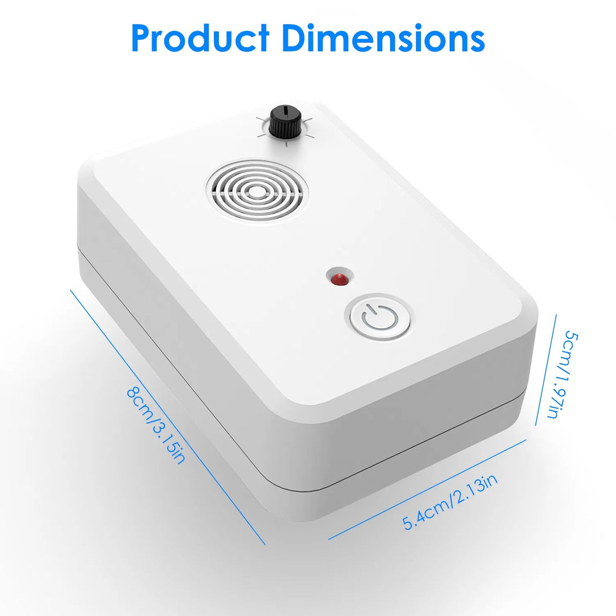 4 Packs Ultrasonic Pest Repeller, 1-75KHz 6 Adjustable Levels for Bats Birds Mice, Humane Indoor Pest Control