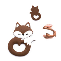New Sets Baby Silicone Teether Rodent Silicone Animal Fox Teeth Chew Children Goods - BIG FRENCHIES