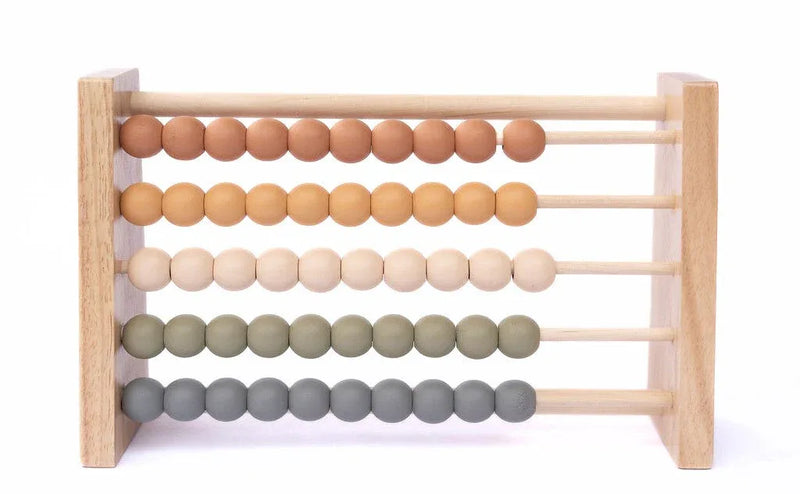Neutral Wooden Abacus - BIG FRENCHIES