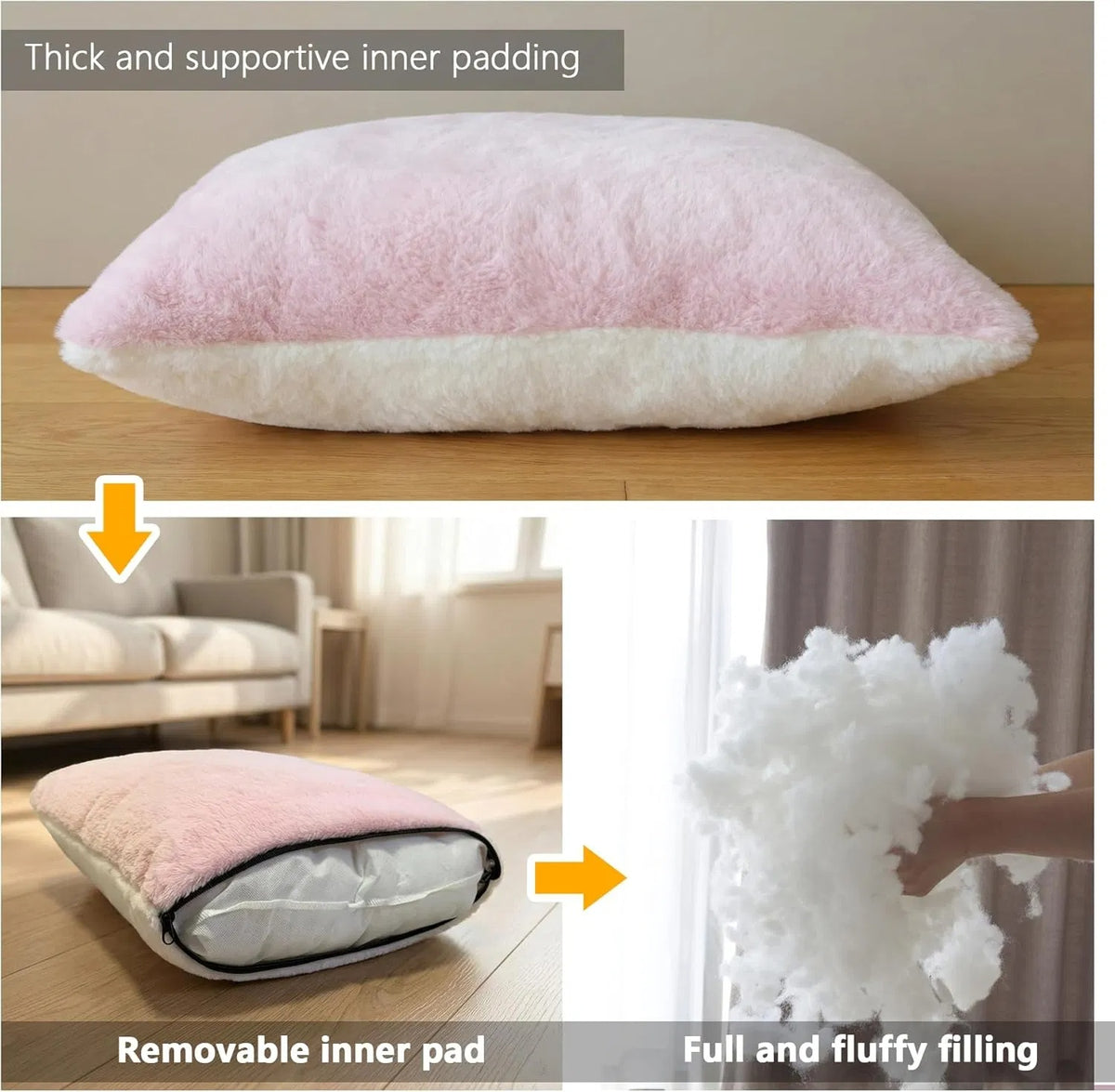 Cat Bed For Indoor Cats Foldable Cat Cave Anti-Slip Water-Resistant Bottom Cat Houses For Indoor Cats Or Small Dogs Kitt