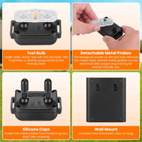 2 In 1 Wireless Dog Fence System with 1/2 Training Collars(Options) Invisible Dog Fence IP68 Waterproof with 722FT Adjus