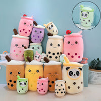 Emulational Fruit Milky Tea Cup Pillow Plush Toy