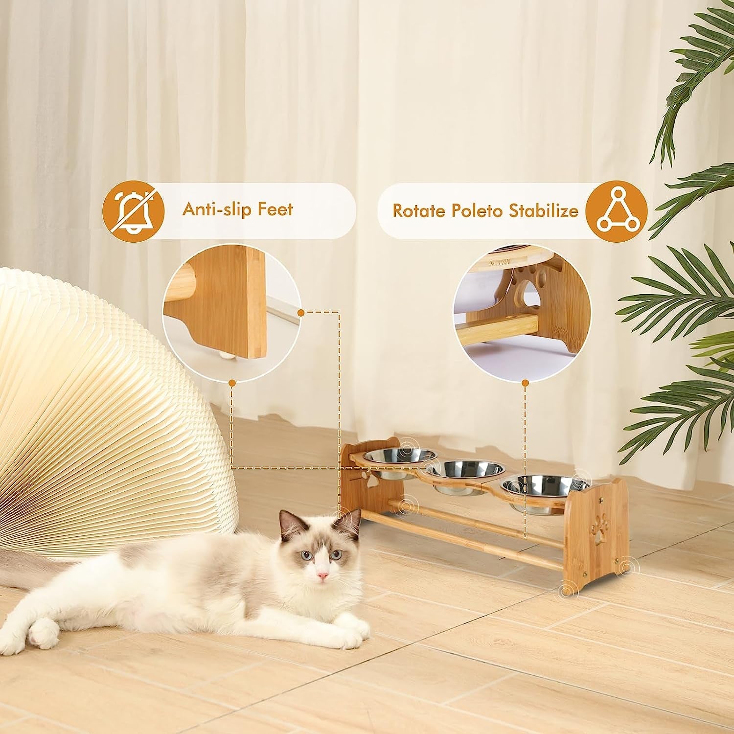 Elevated Dog Bowls for Cats and Dogs - BIG FRENCHIES