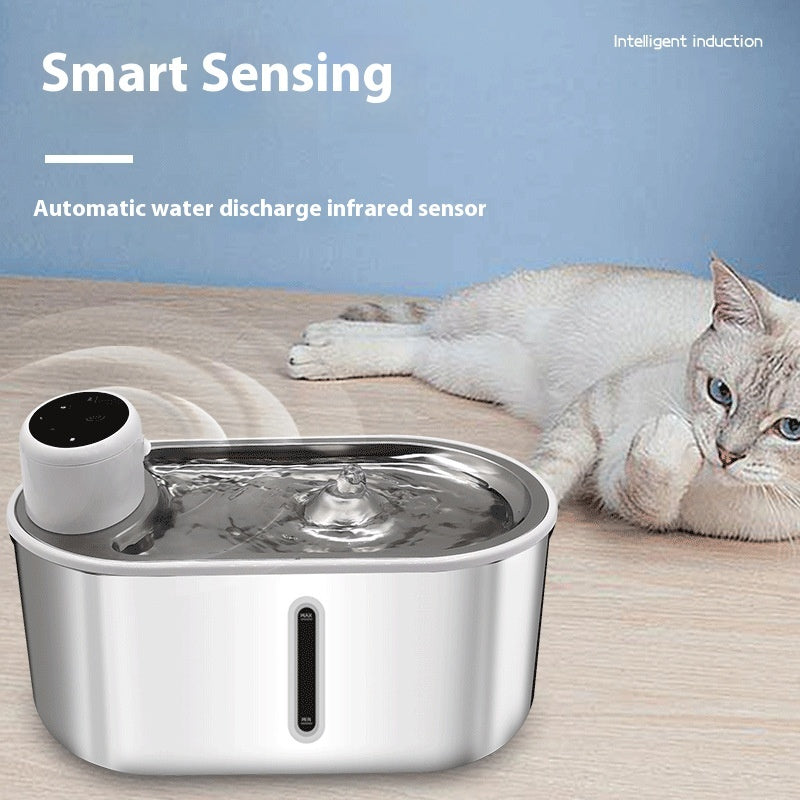 Non-plug-in Infrared Induction Pet Dog Drink Fountain – BIG FRENCHIES
