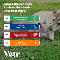 Vetr PraziMax Liquid Tapeworm Support for Dogs & Cats, 60 mL