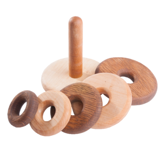 Wooden Stacking Rings for Babies
