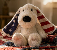 The Star Spangled Xander — Scout | Limited Edition Patriotic Weighted Plush Dog