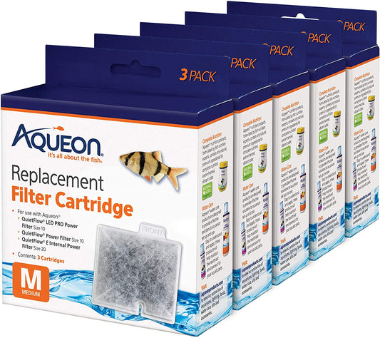 15 pack Fish Tank Replacement Filter Cartridges Medium - BIG FRENCHIES