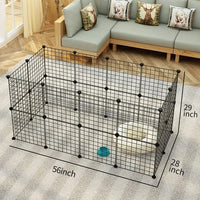 Pet Playpen, Small Animal Cage Indoor Portable Metal Wire Yard Fence For Small Animals, Guinea Pigs, Rabbits Kennel Crat