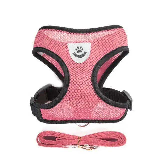 Adjustable Dog Harness No-Pull Pet Harness Soft Padded Dog Vest Reflective No-Choke Pet Vest With Easy Control Handle-Harnesses-BIG FRENCHIES-Stevvex