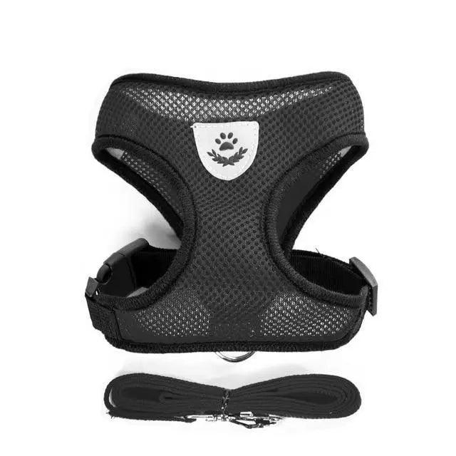 Adjustable Dog Harness No-Pull Pet Harness Soft Padded Dog Vest Reflective No-Choke Pet Vest With Easy Control Handle-Harnesses-BIG FRENCHIES-Stevvex