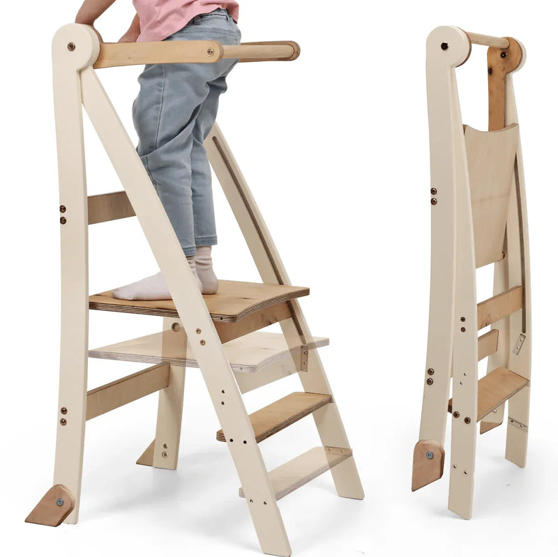 Adjustable Montessori Tower - Kids Step Stool - BIG FRENCHIES